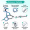 Professional Pet Grooming Scissors Set 5 In 1 Stainless Steel Dog Cat Hair Cutting Kit 2