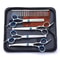 Professional Pet Grooming Scissors Set 5 In 1 Stainless Steel Dog Cat Hair Cutting Kit 8