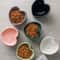 Elevated Slanted Ceramic Cat Bowl With Stand AntiTip Neck Protection Feeding Dish For Cats Small 4