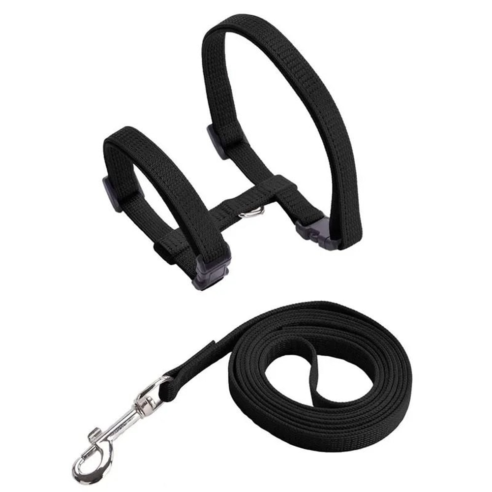 Escape Proof Puppy Harness Leash Set Soft No Pull H Style Harness For Small Dogs Cats 10