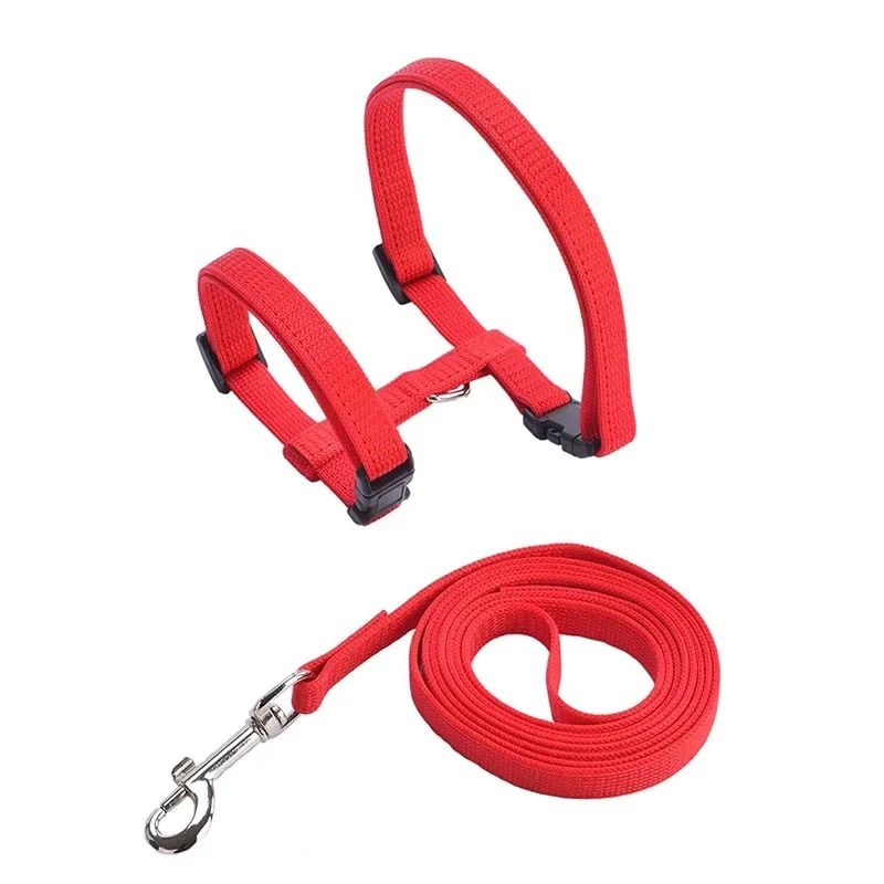 Escape Proof Puppy Harness Leash Set Soft No Pull H Style Harness For Small Dogs Cats 12