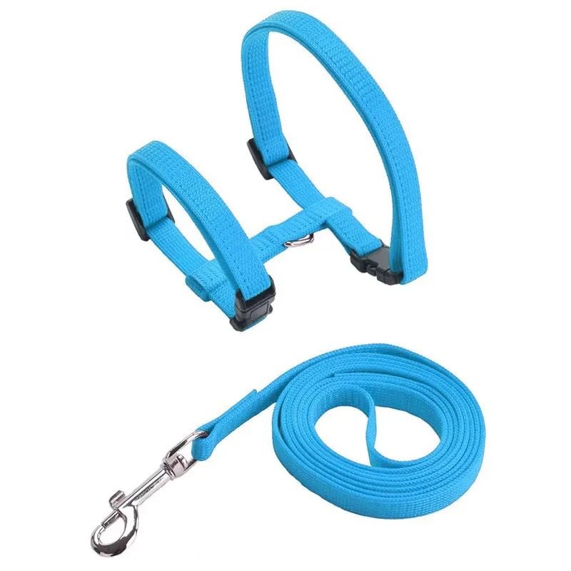 Escape Proof Puppy Harness Leash Set Soft No Pull H Style Harness For Small Dogs Cats 8