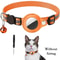 Reflective AirTag Cat Collar With Protective GPS Holder Bell Adjustable Anti Lost Pet Collar 11