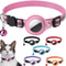 Reflective AirTag Cat Collar With Protective GPS Holder Bell Adjustable Anti Lost Pet Collar 1