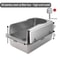 Large Stainless Steel Cat Litter Box With Lid Scoop High Side Leakproof Non Stick Litter Tray 8
