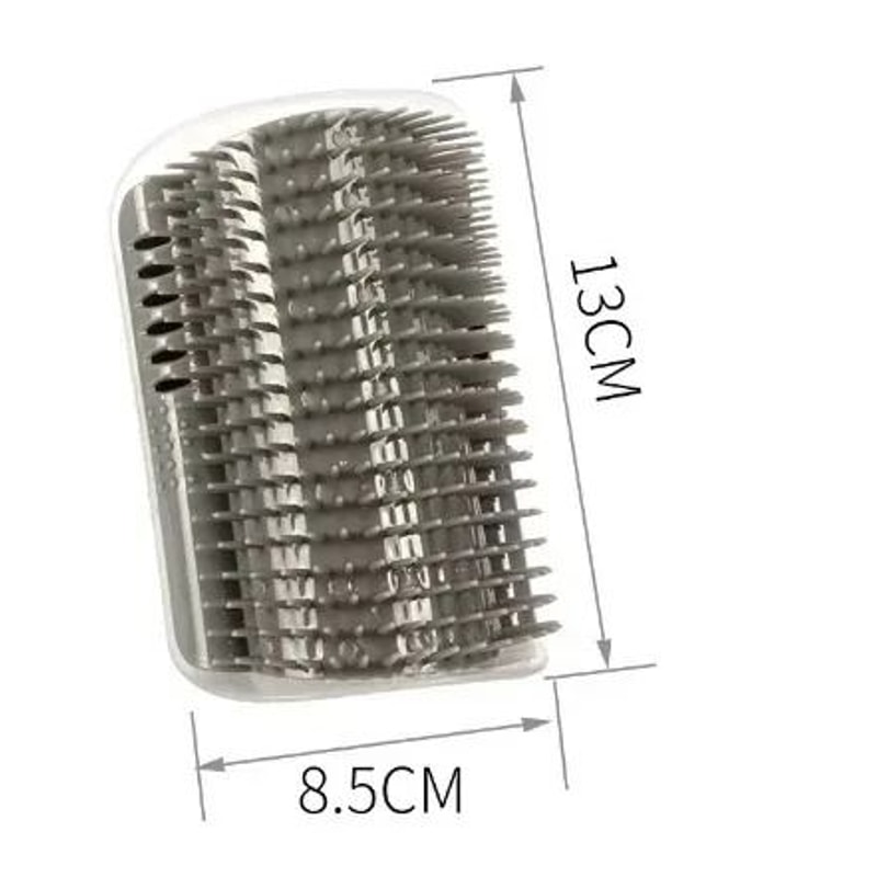 Wall Mounted Cat Corner Scratcher With Catnip Self Grooming Brush Interactive Cat Scratch Massag 9