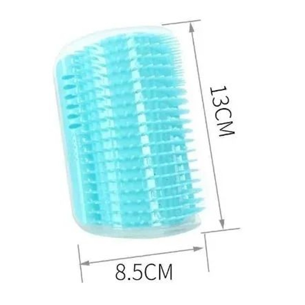 Wall Mounted Cat Corner Scratcher With Catnip Self Grooming Brush Interactive Cat Scratch Massag 14
