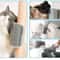 Wall Mounted Cat Corner Scratcher With Catnip Self Grooming Brush Interactive Cat Scratch Massag 2
