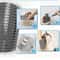 Wall Mounted Cat Corner Scratcher With Catnip Self Grooming Brush Interactive Cat Scratch Massag 4