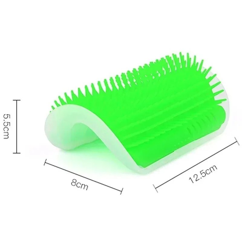 Wall Mounted Cat Corner Scratcher With Catnip Self Grooming Brush Interactive Cat Scratch Massag 5