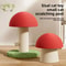 Cute Mushroom Cat Scratching Post With Sisal Rope Carrot Hemp Rope Cat Scratch Toy 0