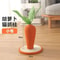 Cute Mushroom Cat Scratching Post With Sisal Rope Carrot Hemp Rope Cat Scratch Toy 3