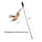 Interactive Cat Wand Feather Toy With Wooden Rod Colorful Kitten Teaser Stick For Indoor Play 11