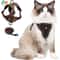 Reflective Cat Harness And Leash Set For Small To Large Cats Adjustable Escape Resistant Cat Vest 1