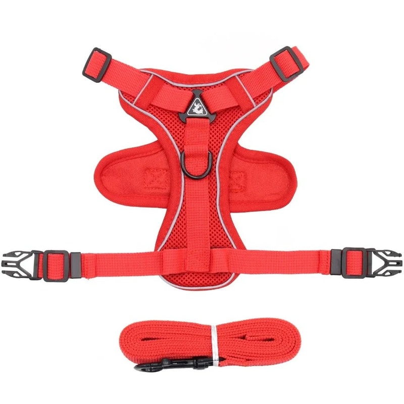 Reflective Cat Harness And Leash Set For Small To Large Cats Adjustable Escape Resistant Cat Vest 10
