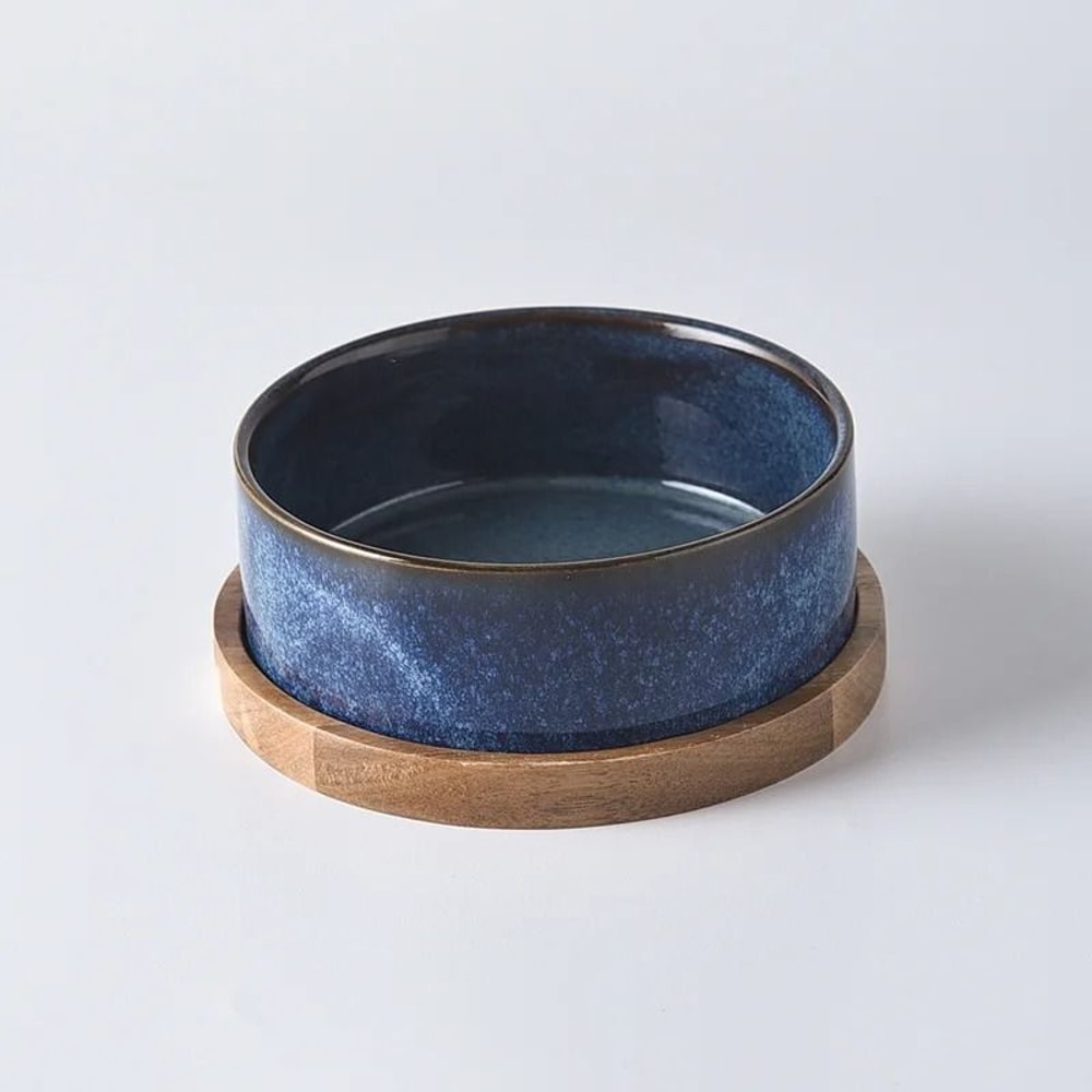 Elevated Ceramic Cat Food Water Bowl AntiTip Neck Protection Feeder For Cats Small Dogs 11