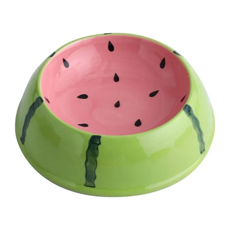 FruitShaped Ceramic Pet Bowl For Cats Small Dogs 5