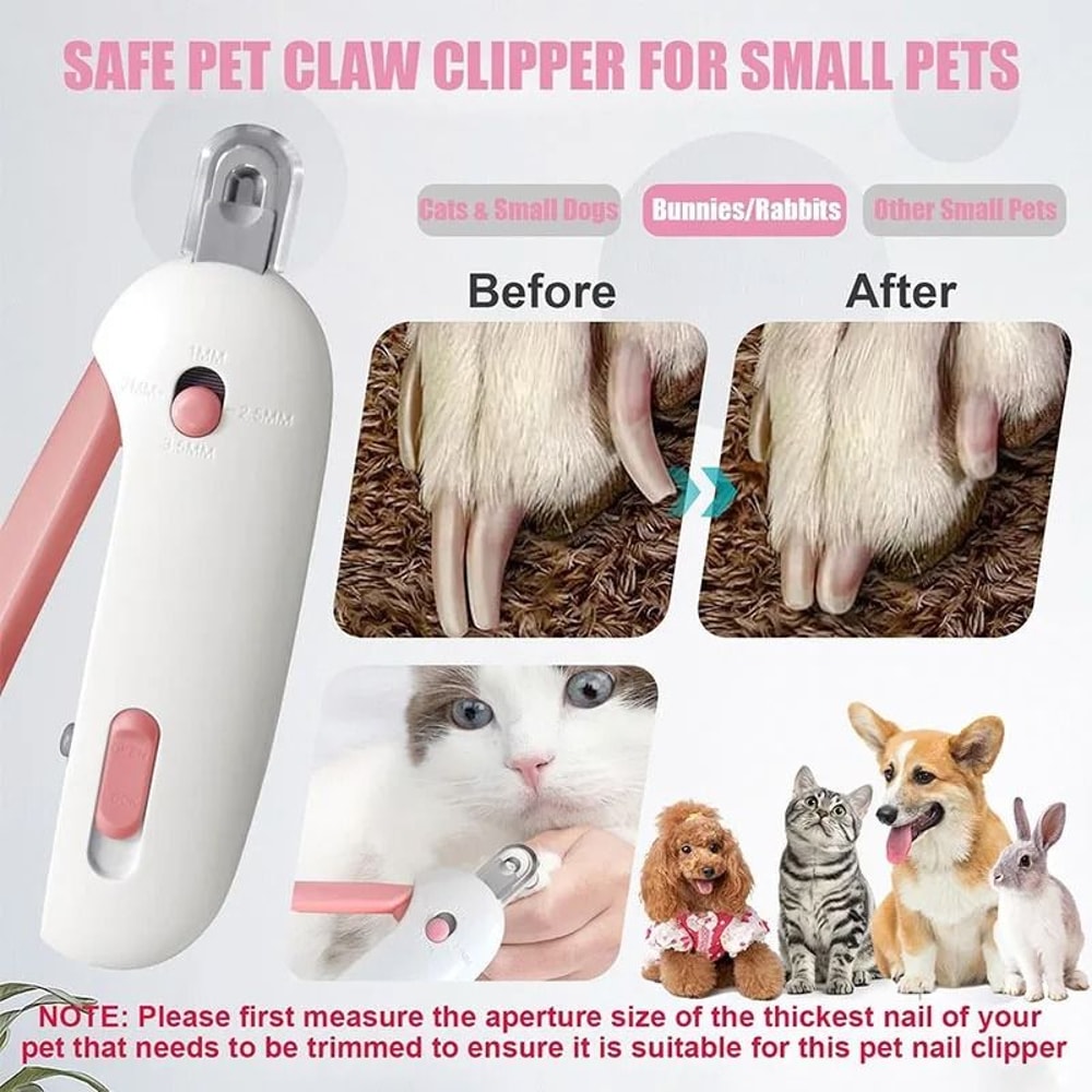 Professional Adjustable Pet Nail Clipper With Safety Hole Nail File 6