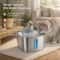 Smart Wireless Stainless Steel Cat Water Fountain With Motion Sensor 1