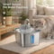 Smart Wireless Stainless Steel Cat Water Fountain With Motion Sensor 1