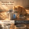 Smart Wireless Stainless Steel Cat Water Fountain With Motion Sensor 4