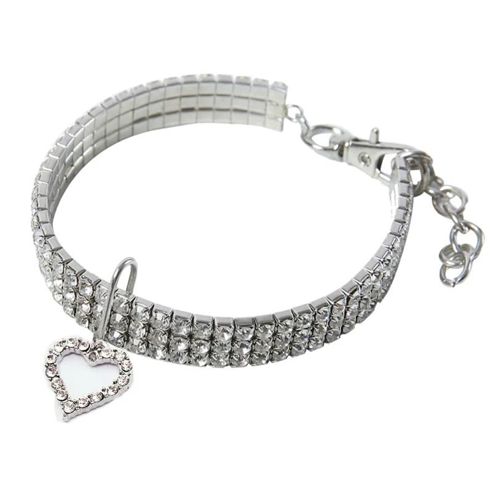 Adjustable AntiStrangling Cat Collar Necklace With Bell Charm 7