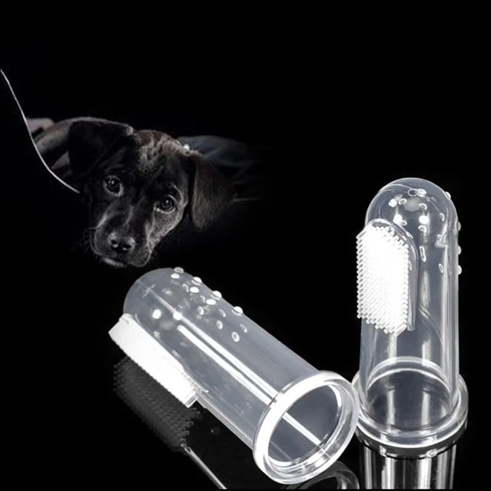 Super Soft Finger Pet Toothbrush For Dogs And Cats 1