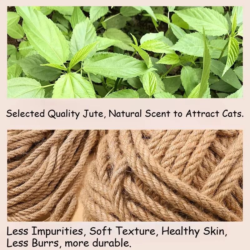 Natural Sisal Cat Scratching Rope For Cat Trees Climbing Frames DIY Repairs 6