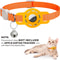 Reflective AirTag Cat Collar With Breakaway Safety Buckle Bell 10