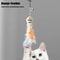 360 Rotating Dragon Totoro Cat Teaser Wand With Bell Fish Head Toy 4