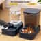 Gravity Flow Automatic Pet Feeder Water Dispenser Set For Cats And Small Dogs 0
