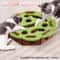 Felt Cat Puzzle Toy Maze Scratcher Box With Bell Ball For Indoor Cat Enrichment 0