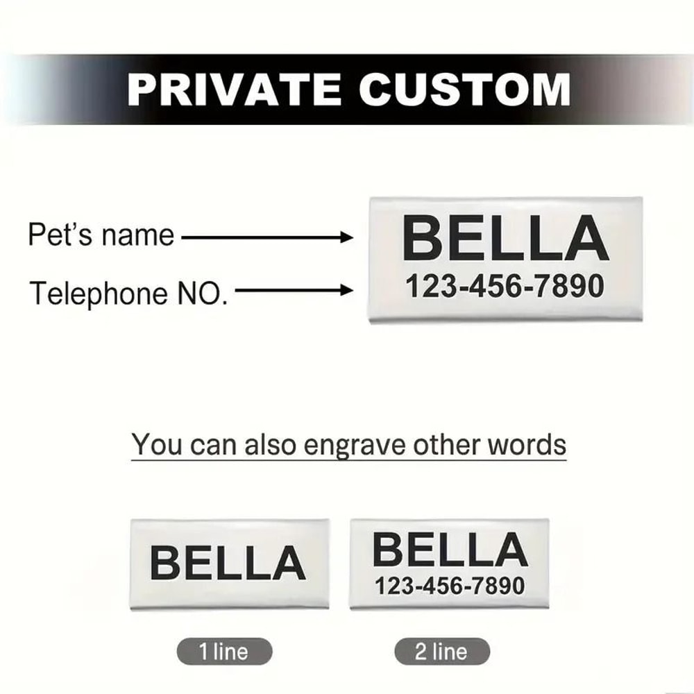 Personalized Bohemian Cat Collar With Bell Custom Engraved ID Tag Breakaway Safety Adjustable Kitte 4