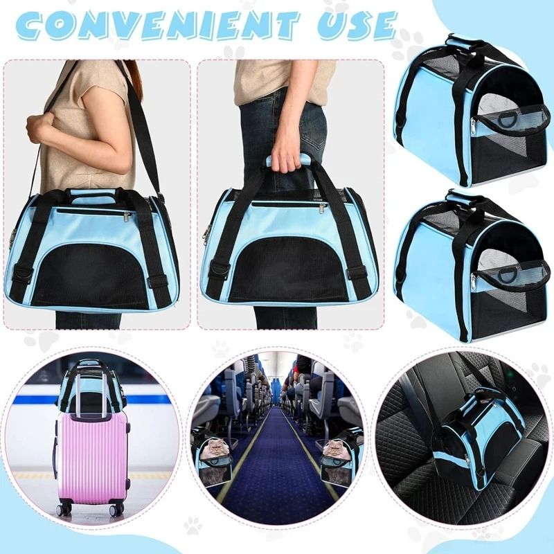 Portable Breathable Pet Carrier Bag For Cats Small Dogs 3