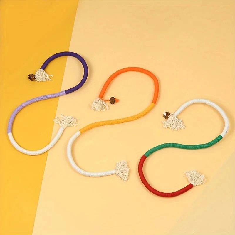 Silvervine Cat Teaser Rope Toy For Dental Chewing Interactive Play 3
