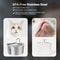 32L Stainless Steel Pet Water Fountain With Filter Visible Water Window 3
