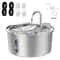 32L Stainless Steel Pet Water Fountain With Filter Visible Water Window 7