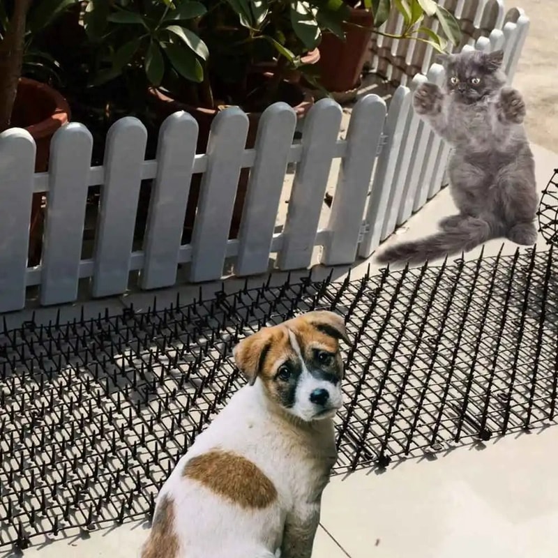 Garden Pet Deterrent Spike Mat For Cats Dogs Digging Protection 6