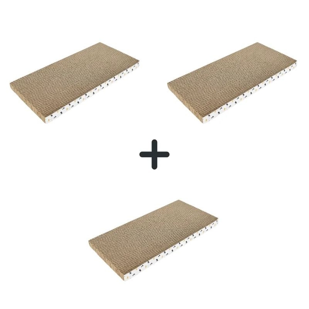 DoubleSided Corrugated Cat Scratching Board Lounge Bed 12