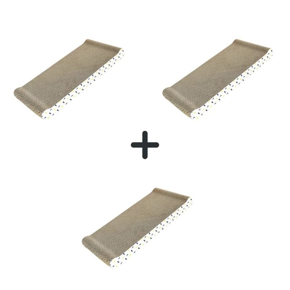 DoubleSided Corrugated Cat Scratching Board Lounge Bed 13
