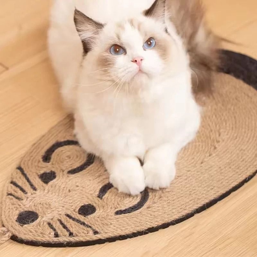 Natural Sisal Cat Scratching Mat For Claw Care Indoor Play 3