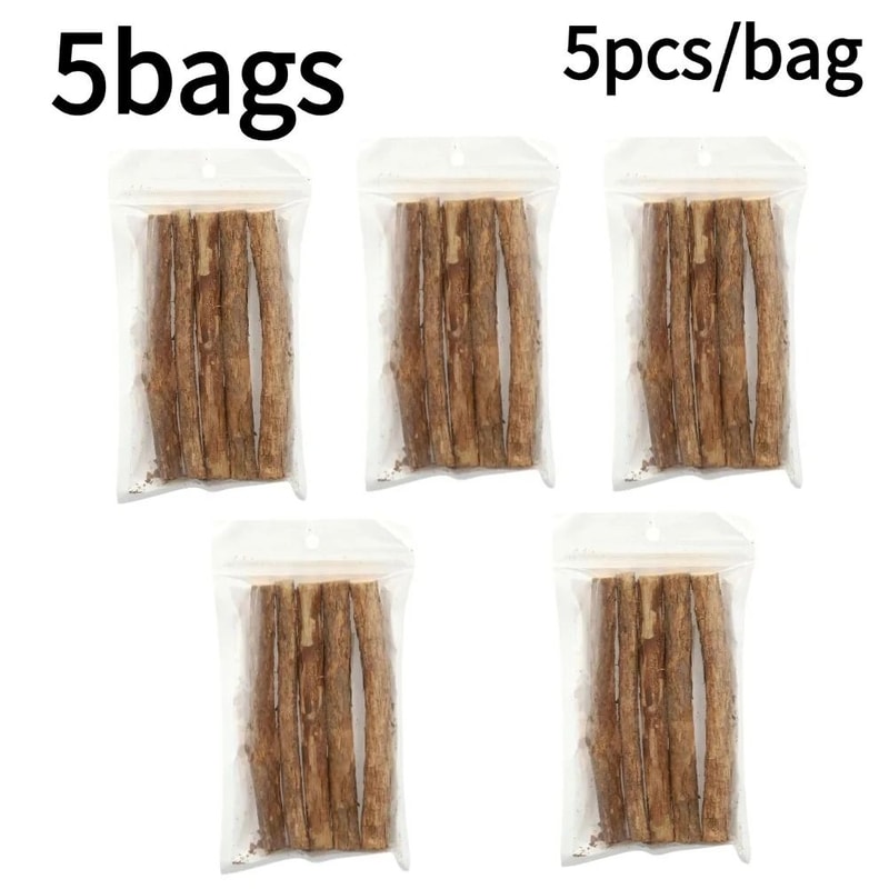 Natural Catnip Chew Sticks For Dental Care Play Stress Relief 10