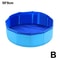 Foldable Pet Splash Pool Bath Tub For Cats And Small Dogs 7