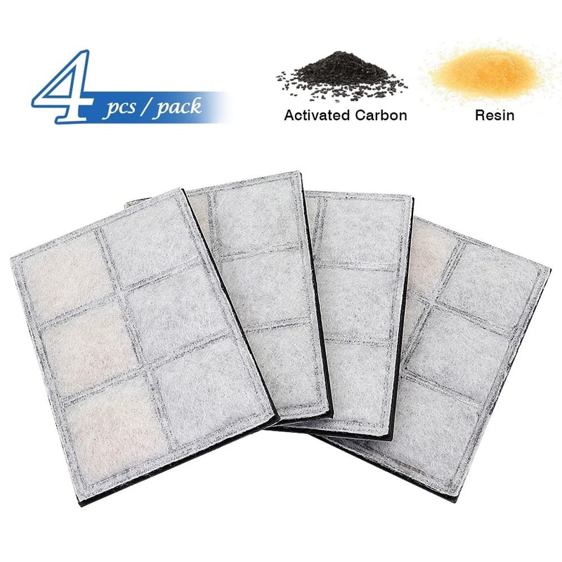 Activated Carbon Replacement Filters For 18L Automatic Pet Water Fountain 7