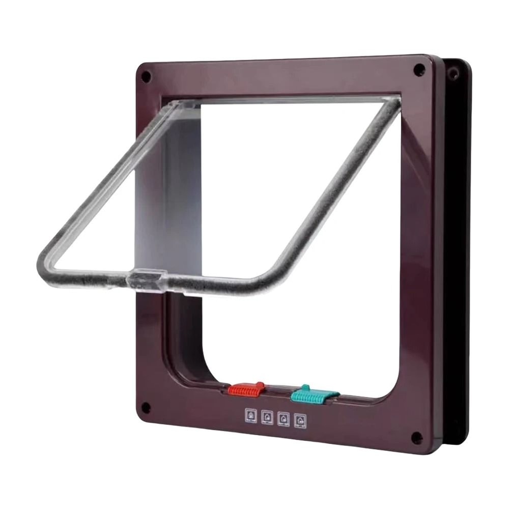 4Way Locking Pet Door Flap For Cats Kittens Small Dogs 6