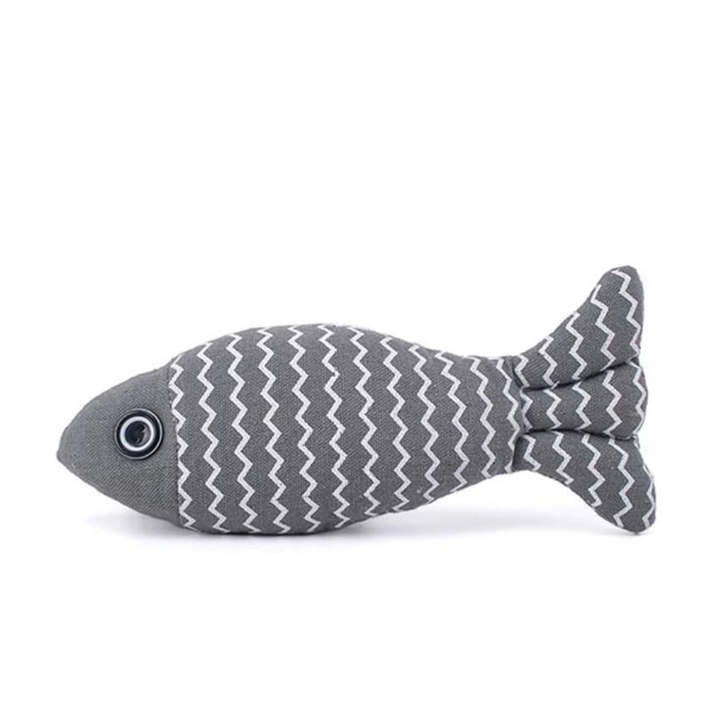 Interactive Plush Fish Cat Kicker Toy For Indoor Cats 11