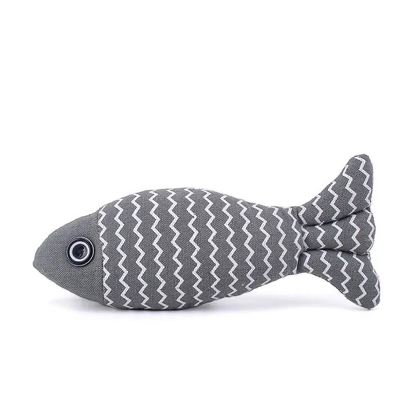 Interactive Plush Fish Cat Kicker Toy For Indoor Cats 11