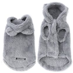 cozy fleece cat sweater hoodie for sphynx cats & small dogs | warm pet winter coat