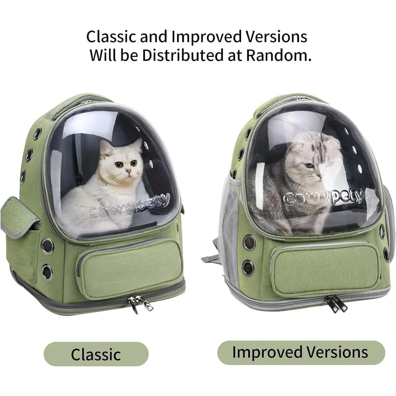 Transparent Folding Pet Carrier Backpack For Cats Small Dogs Portable Travel Tote Shoulder Bag 1