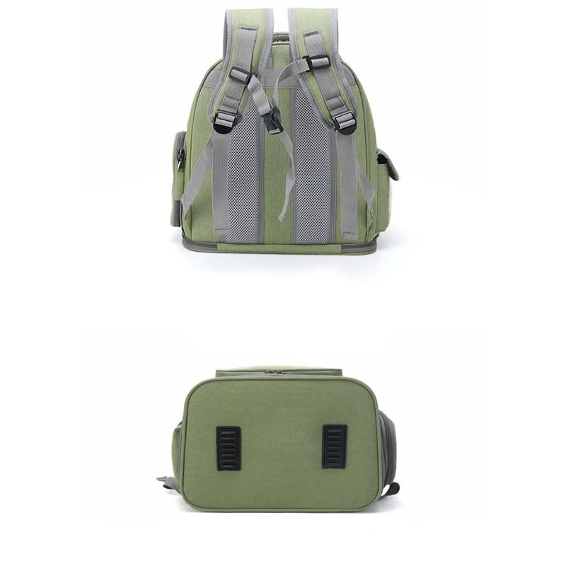 Transparent Folding Pet Carrier Backpack For Cats Small Dogs Portable Travel Tote Shoulder Bag 2